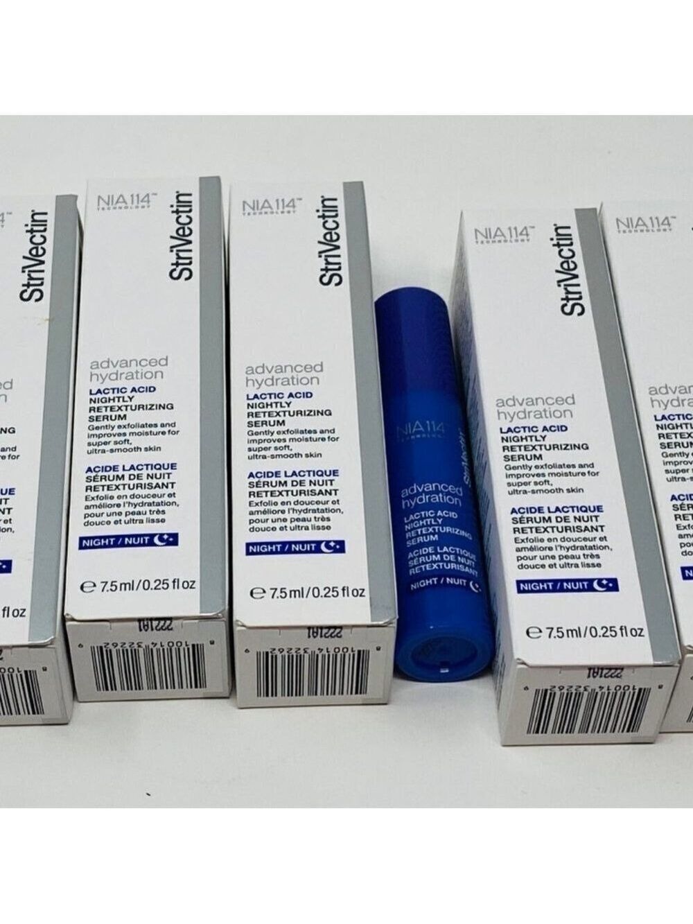 3 Strivectin Advanced Hydration Lactic Acid Night Retextruizing Serum .25